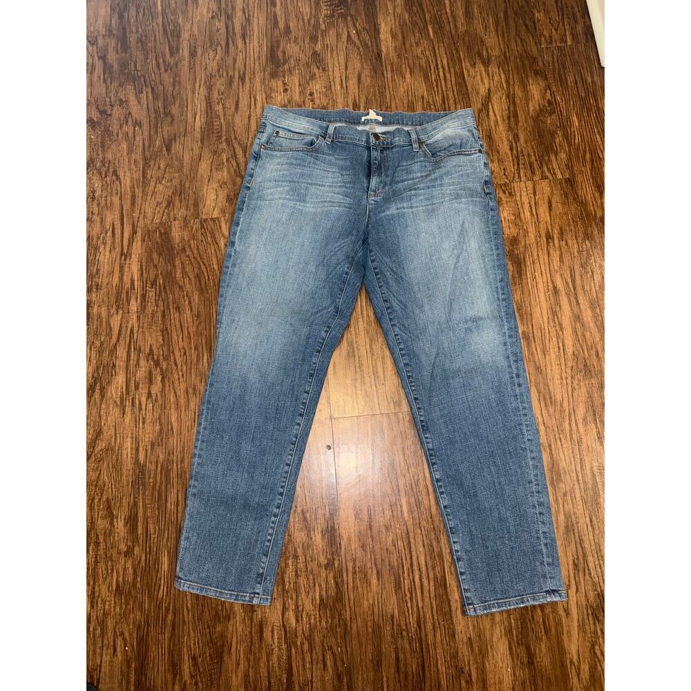 Eileen Fisher Jeans Women Medium Wash Straight Leg Minimalist Denim - Picture 8 of 14
